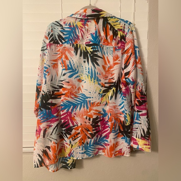 Women’s Notations Button Up Blouse. - Picture 2 of 6